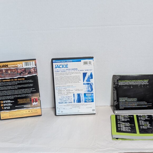 Fitness DVD Set – Jillian Michaels Jackie Warner Body Beast - Picture 2 of 3